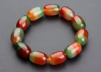 

Fashion New Natural Brazil Red Beads Bracelet Bring Lucky String Bracelet 1PCS