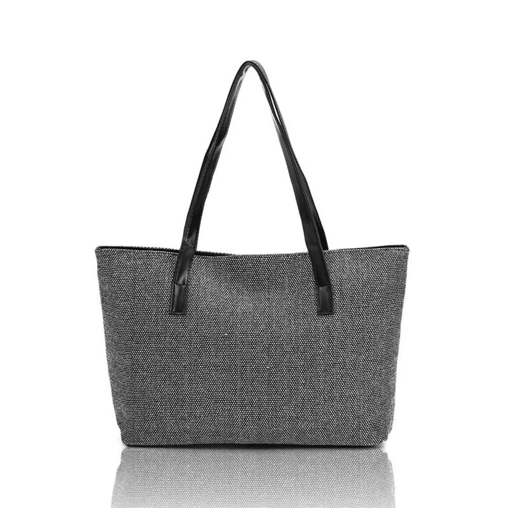 

Women Fashion Canvas Handbag Shoulder Bags Shopping Linen Casual Totes Women's canvas tote Big bag messenger bag H30409