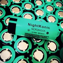 High Quality Nightkonic 1 PCS /LOT 26650 -50A Battery 3.7V 5000mAh Li-ion Rechargeable Battery For LED Flashlight Torch High Quality Nightkonic 1 PCS /LOT 26650 -50A Battery 3.7V 5000mAh Li-ion Rechargeable Battery For LED Flashlight Torch