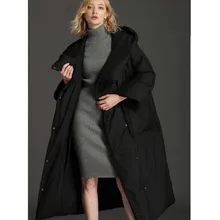7XL размера плюс 90% белый утиный пух женские пуховики зимние модные толстые однотонные длинные женские пуховики высокого качества gx1146