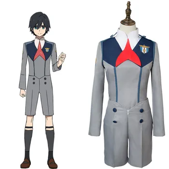 

DARLING in the FRANXX Hiro Code : 016 Uniform Cosplay Costume Dress Halloween Carnival Costume For Adult Women Custom