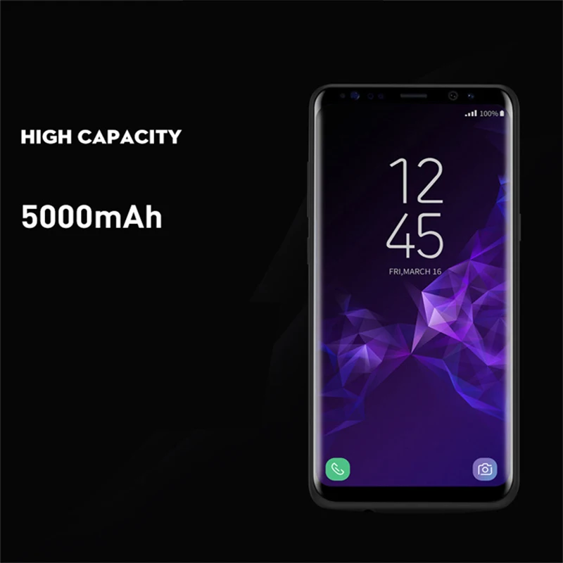 Для samsung S9/S9 плюс Батарея чехол модное зарядное устройство чехол для samsung Galaxy s9/s9 Plus Батарея чехол Мощность банка