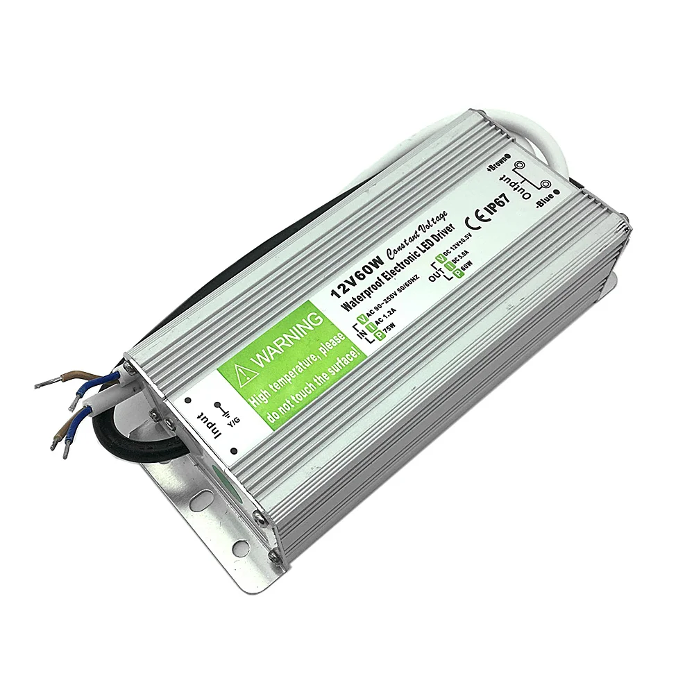 Светодиодный трансформатор адаптер питания DC12V/24 В 10 Вт/20 Вт/30 Вт/36 Вт/50 Вт/250 Вт