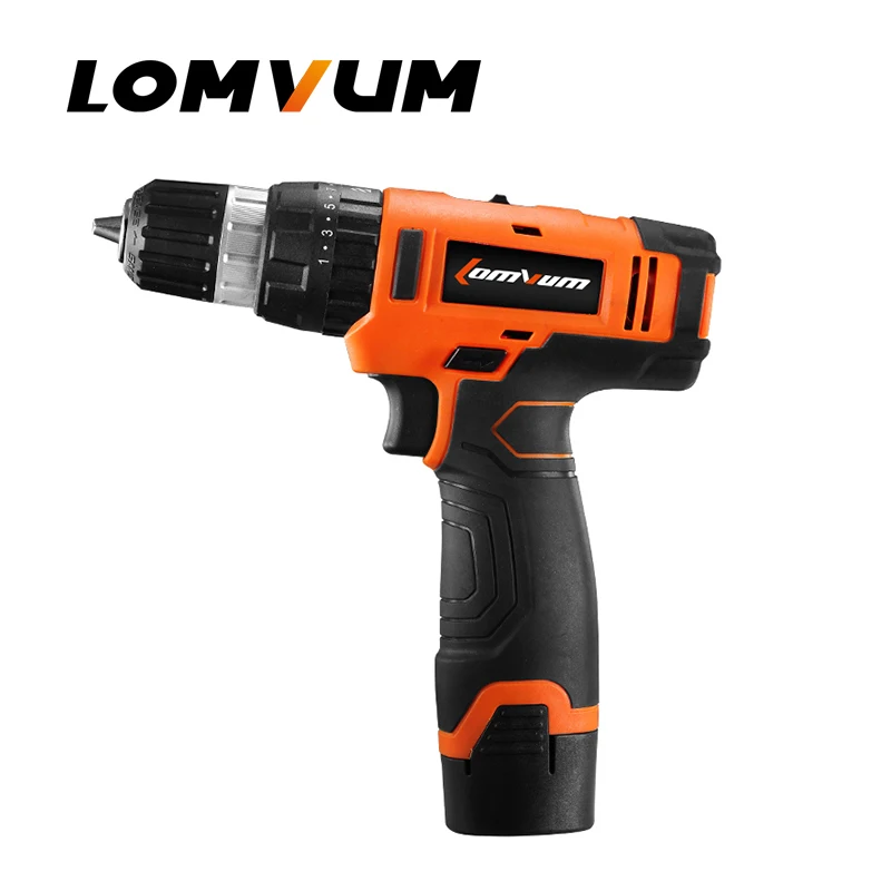 LOMVUM Electric Drill Screwdriver Cordless Screwdriver Tool Impact Cordless Drills 2 Lithium-Ion Battery Screw Rotary Tool. LOMVUM Electric Drill Screwdriver Cordless Screwdriver Tool Impact Cordless Drills 2 Lithium-Ion Battery Screw Rotary Tool.
