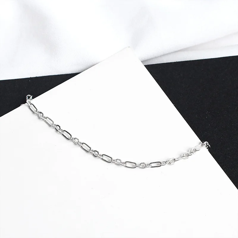 Flyleaf Cross Chain Circle Real 925 Sterling Silver Bracelets For Women High Quality Fashion Fine Jewelry Bracelets& Bangles