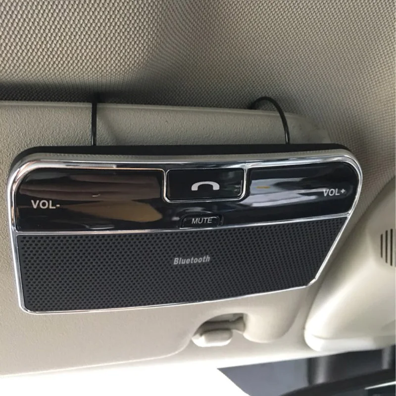 Wireless Bluetooth Car Kit Set Handsfree Speakerphone V4 0 Multipoint Sun Visor Speaker for Phone font
