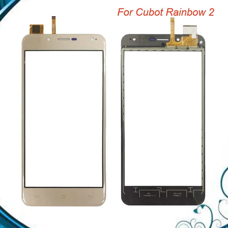 5,0 дюймов для Cubot Rainbow 2 сенсорный экран Стекло Протестировано Переднее стекло дигитайзер панель объектив сенсор
