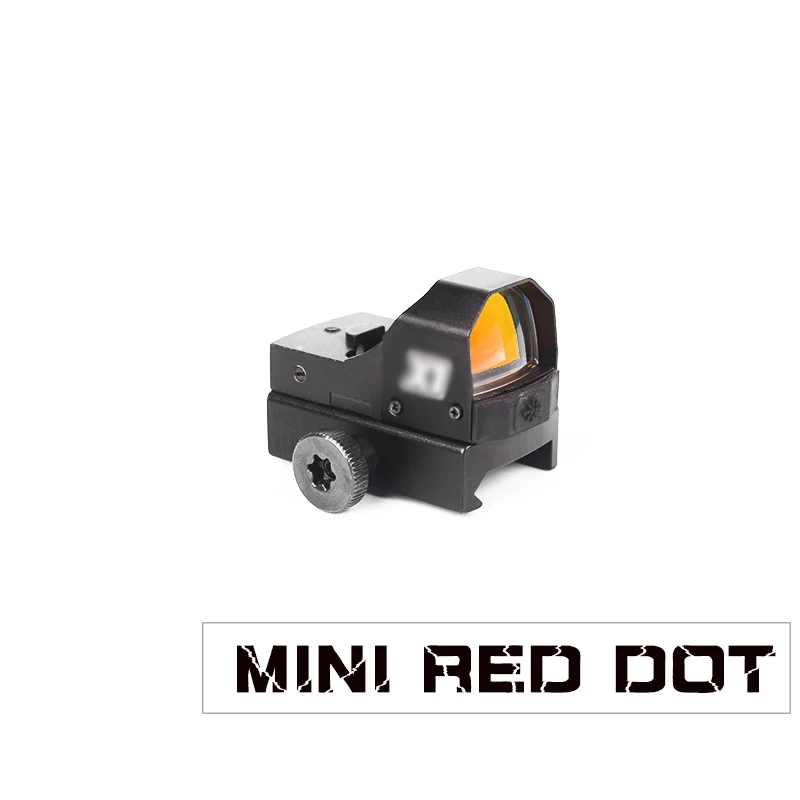 2019 Мини RED DOT Открытый тактический прицел компактный прицел охота голографическое отражение микро красный зеленый точка оптический