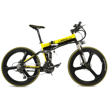 XT750S Intelligent 5 Level Assist 26 Folding Electric Bike 27 Speed Hydraulic Disc Brake 400W Motor