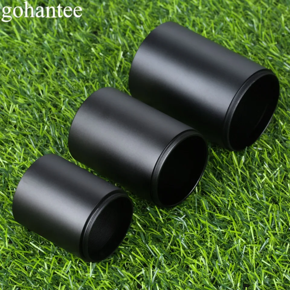 Gotical Sunshade Tube for Rifle Scope Objective Lens Sun Shade Durable  Aluminum Material Lightweight Reduces Glare and Sun Reflections Off The Objective  Lens Heavy Duty Easy to Use Paintball Loaders & Accessories
