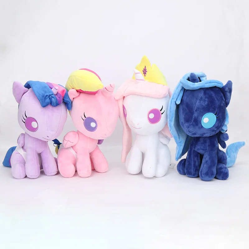 23-27 см My Little Pony Toys friendness is Magic Twilight Sparkle принцесса Луна Cadance принцесса Celestia плюшевые мягкие куклы