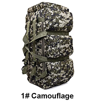 1 Camouflage 90L большой емкости рюкзак профессиональные альпинистские Сумки Качество походная сумка Спорт на открытом воздухе альпинистские сумки - Цвет: 1 Camouflage
