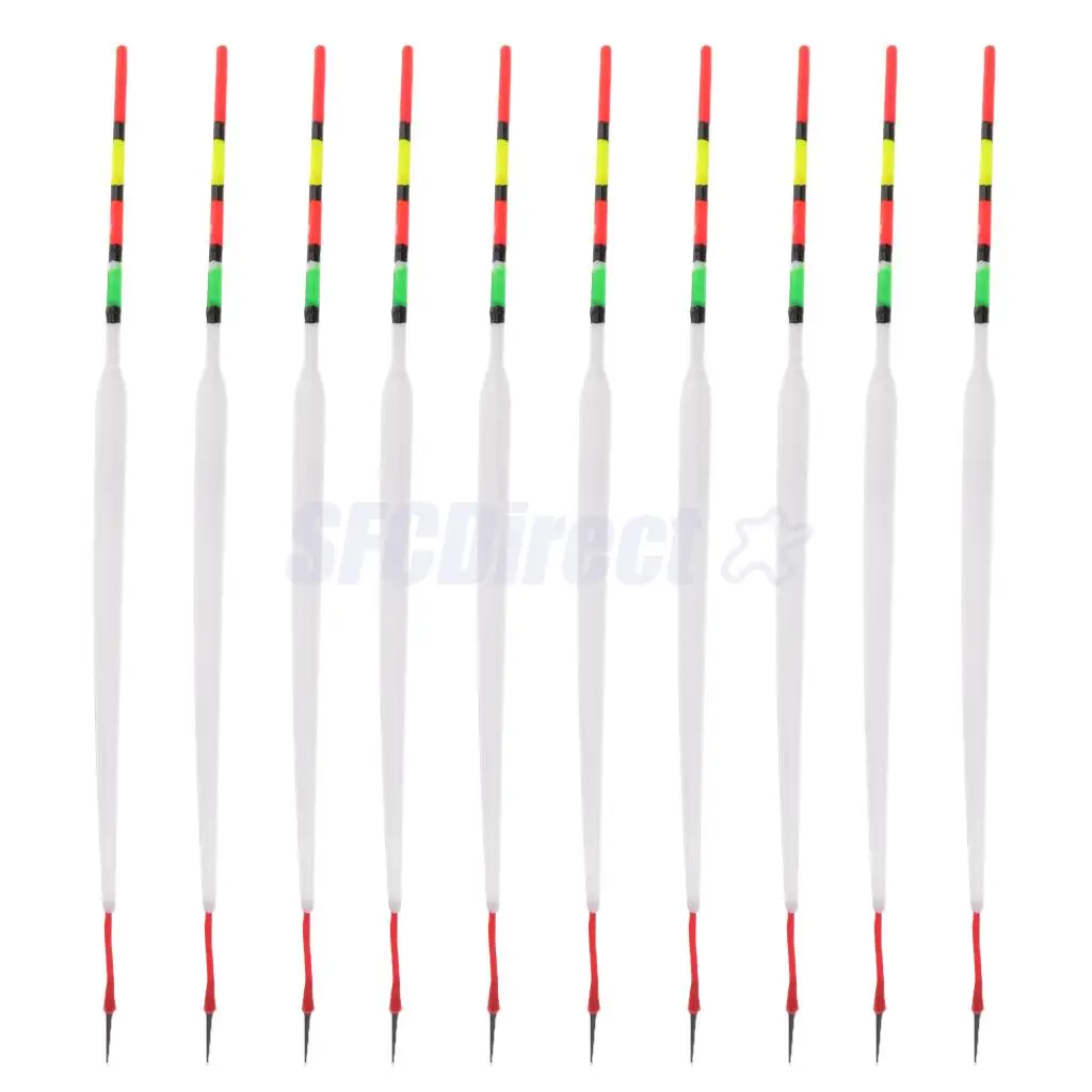 10pcs Fishing Sliding Floats Drift Tube Long Float Slips Fishing Indicator