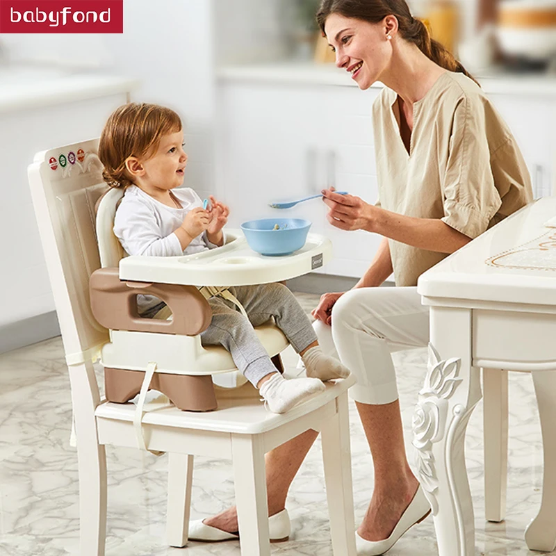 Gromast portable baby dining chair children's table chair multi