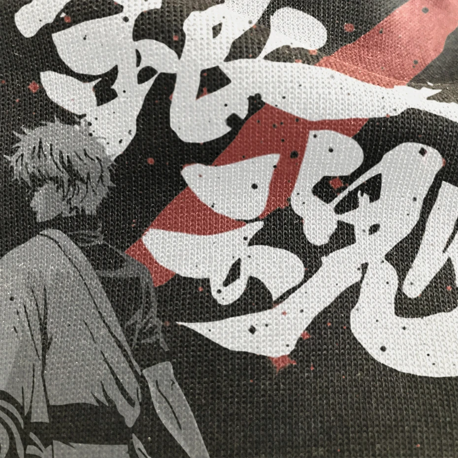 De algodón puro t camisa hombre cuello redondo Sakata Gintoki Gintama Anime Unisex Camiseta Vintage S-6XL Camiseta De algodón puro t camisa hombre cuello redondo Sakata Gintoki Gintama Anime Unisex Camiseta Vintage S-6XL Camiseta