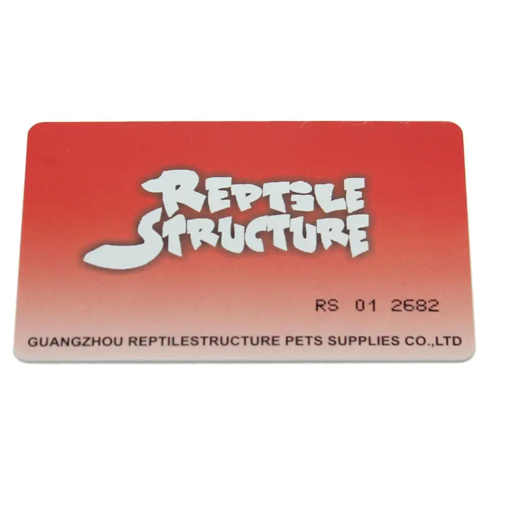 

2019 Reptile Terrarium UVB Light Lamp Orange PVB Test Card Supplies 8.5 x 5.4 cm