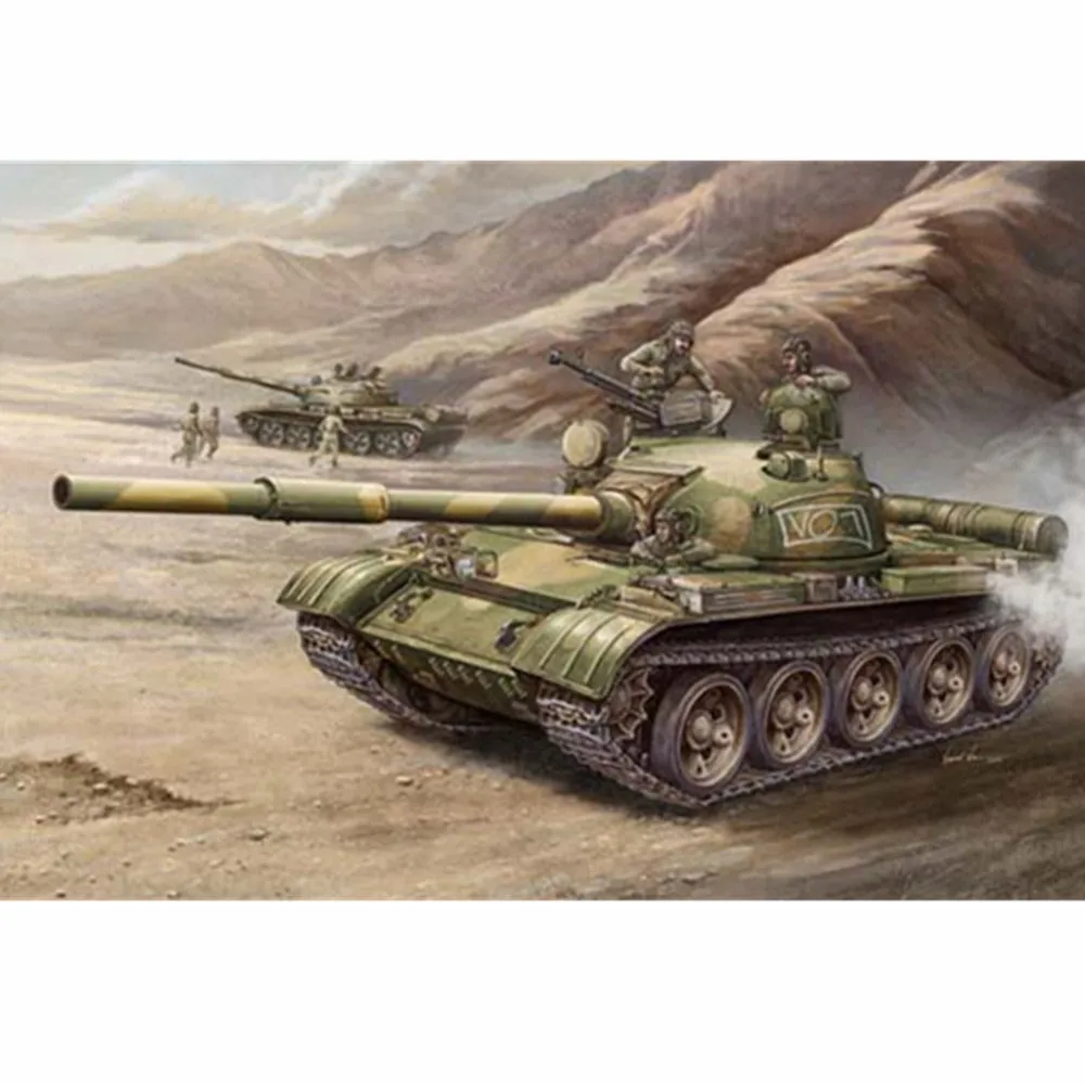 OHS Трубач 1972 1/35 русский T62 Mod 00377 весы Танк сборки Модель Строительство наборы о