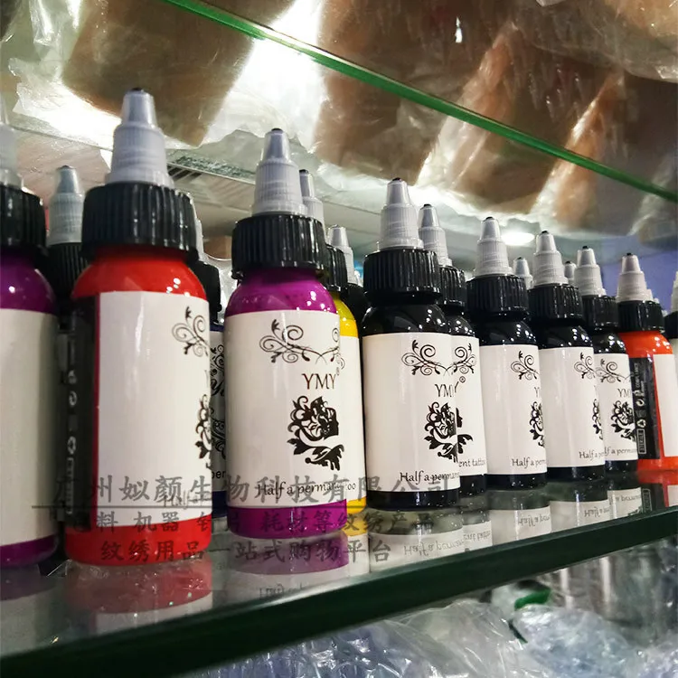 

Semi-permanent tattoo color tattoo ink hollow pattern template pattern embroidery Germany imported makeup color tattoo beauty to