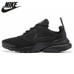 Nike Presto Fly Мужская обувь для бега, черный, амортизация, Нескользящая дышащая износостойкая 908019 001