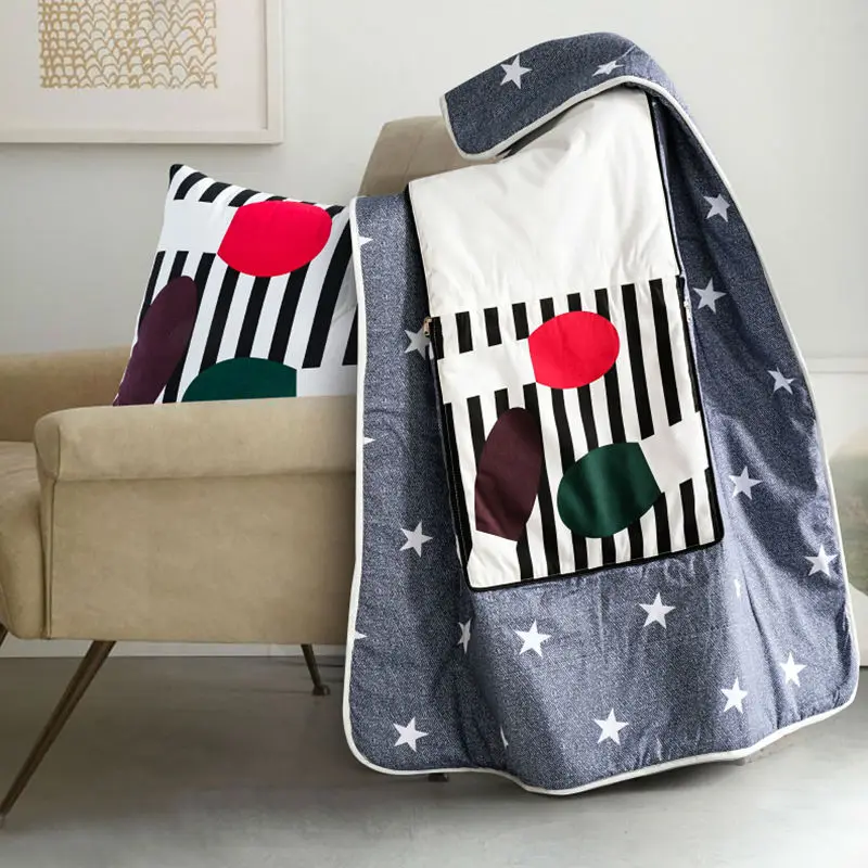 Europe Cotton Cushion Quilt Multifunctional Pillow Office Air