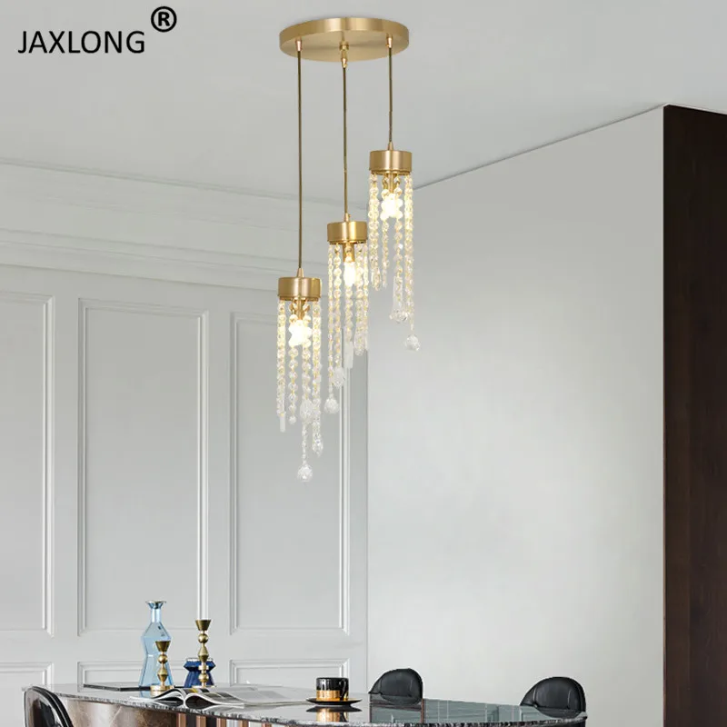 

Nordic Luxury Crystal Pendant lights Restaurant Gorgeous Lighting Decor Light Fixture Living Room Bedroom Modern hanging lamp