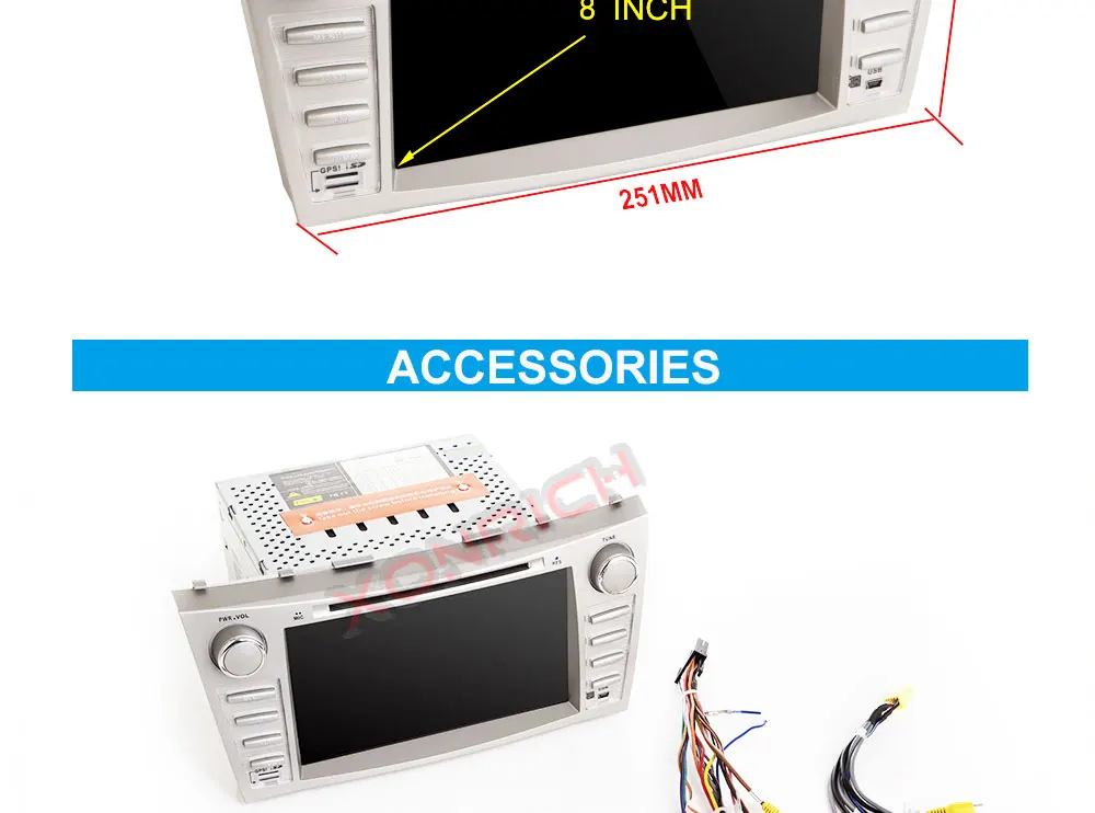 Flash Deal AutoRadio Double Din Android 9.0 Car Multimedia Player For Toyota Camry 2007 2008 2009 2010 2011 Aurion Navi Tape Recorder DSP 27
