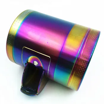 

four Layers 55mm Zinc Metal Spice Tobacco Herb Grinder for Smoker As Smoking Accessory Crusher Chicha Coffee Mill Fantastic