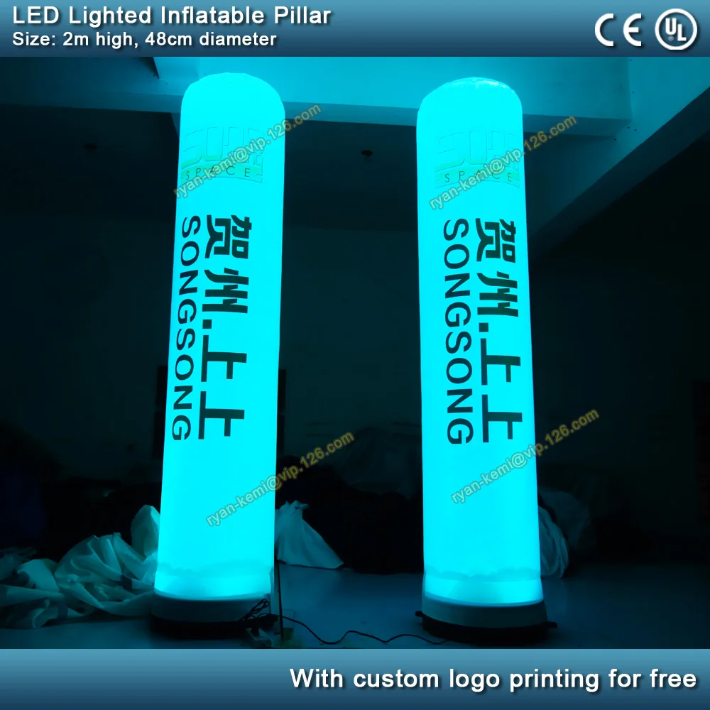 decoration inflatable cylinder for advertising