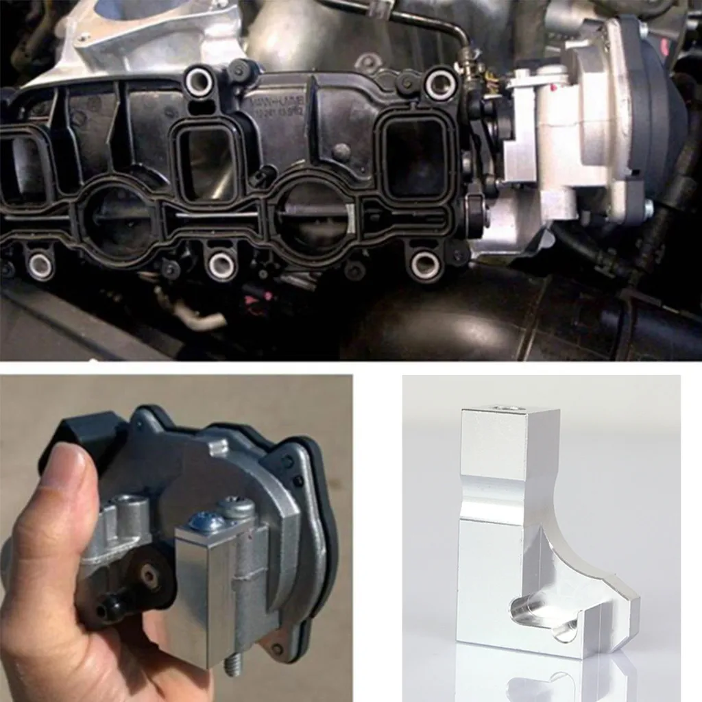 

P2015 Repair Bracket for Audi Skoda Seat 2.0 TDI CR alu manifold 03L129711E without spring Silver Aluminum Material 40 grams 8Z