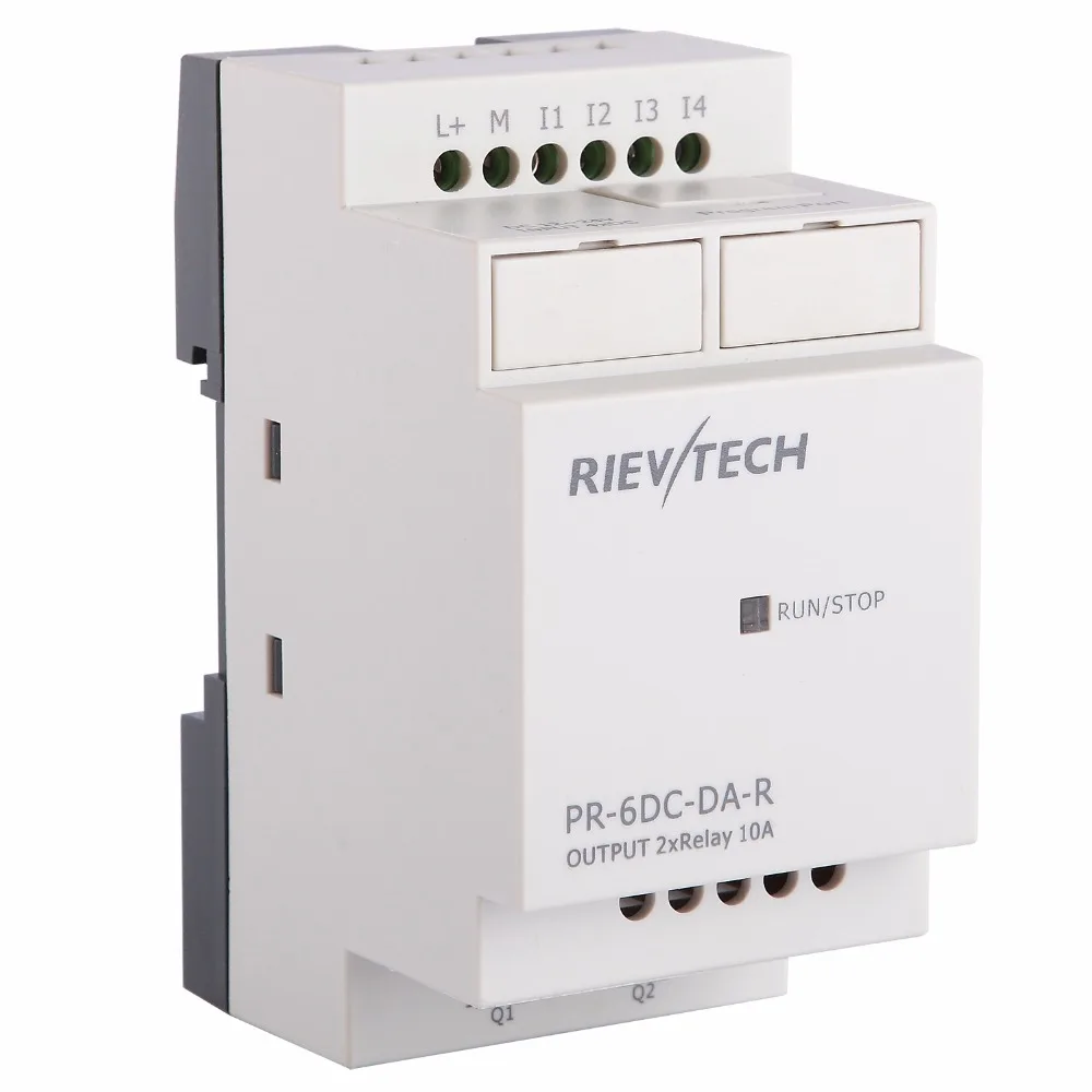 

RIEVTECH, mini programmable logic controller for intelligent control PR-6DC-DA-R