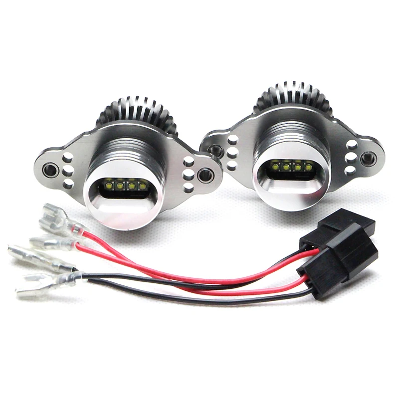 2x20 Вт Cree chip Светодиодный s LED Marker Angel eyes передняя фара для BMW E90 седан E91 универсал с
