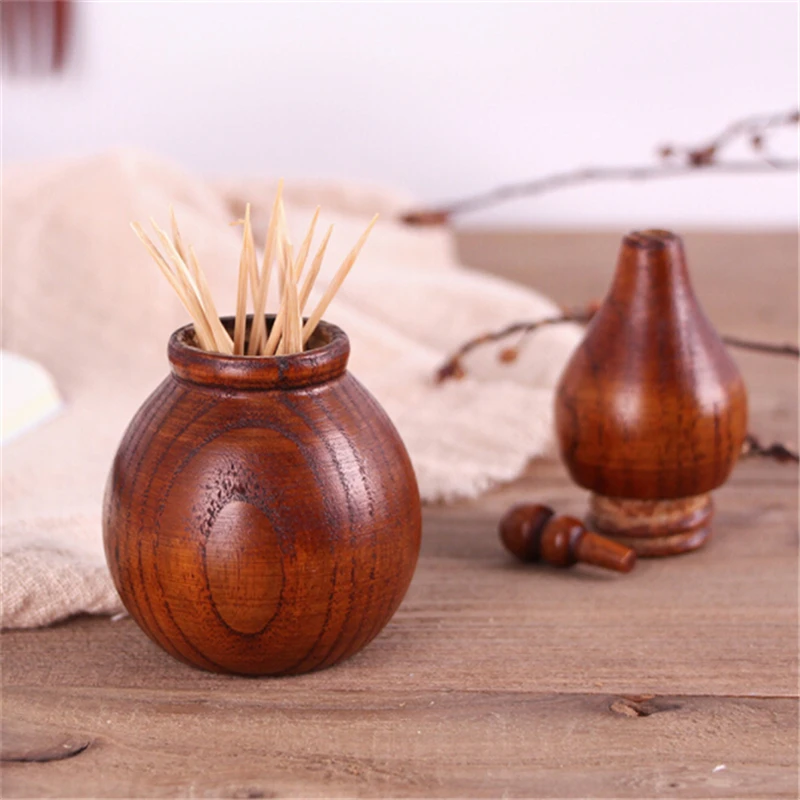 Vintage Table Accessories Handcrafted Chinese Style Wooden Toothpick
