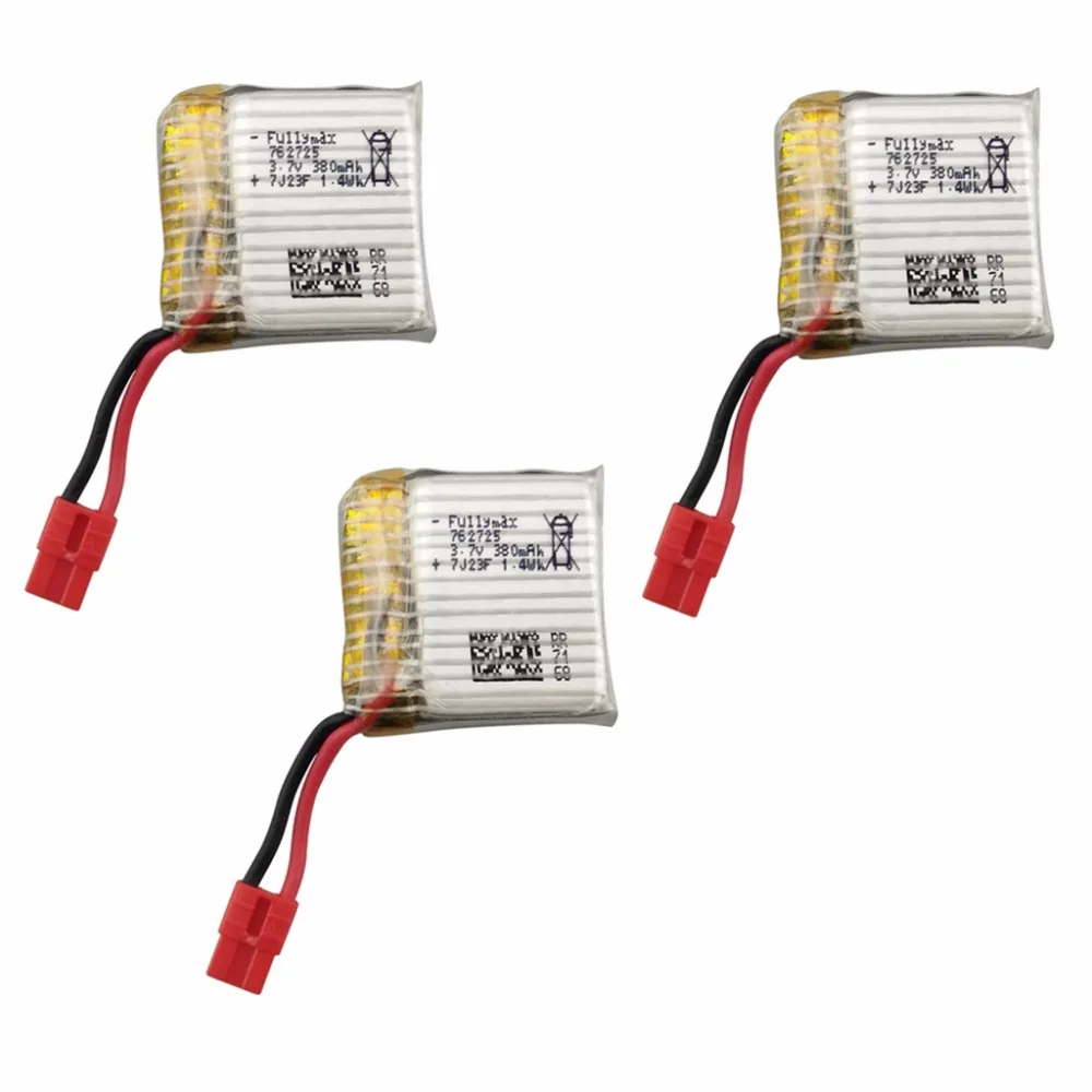 3 шт. 7 в 380 мАч литиевая батарея для SYMA X21 X21W x26 D15 X100 запасные части квадрокоптера