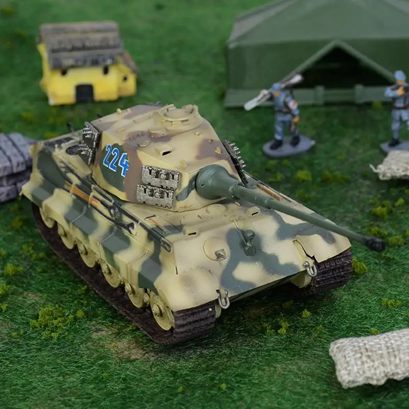 Масштаб 1:72 готовый тяжелый танк Tiger B король тигр Вторая мировая война