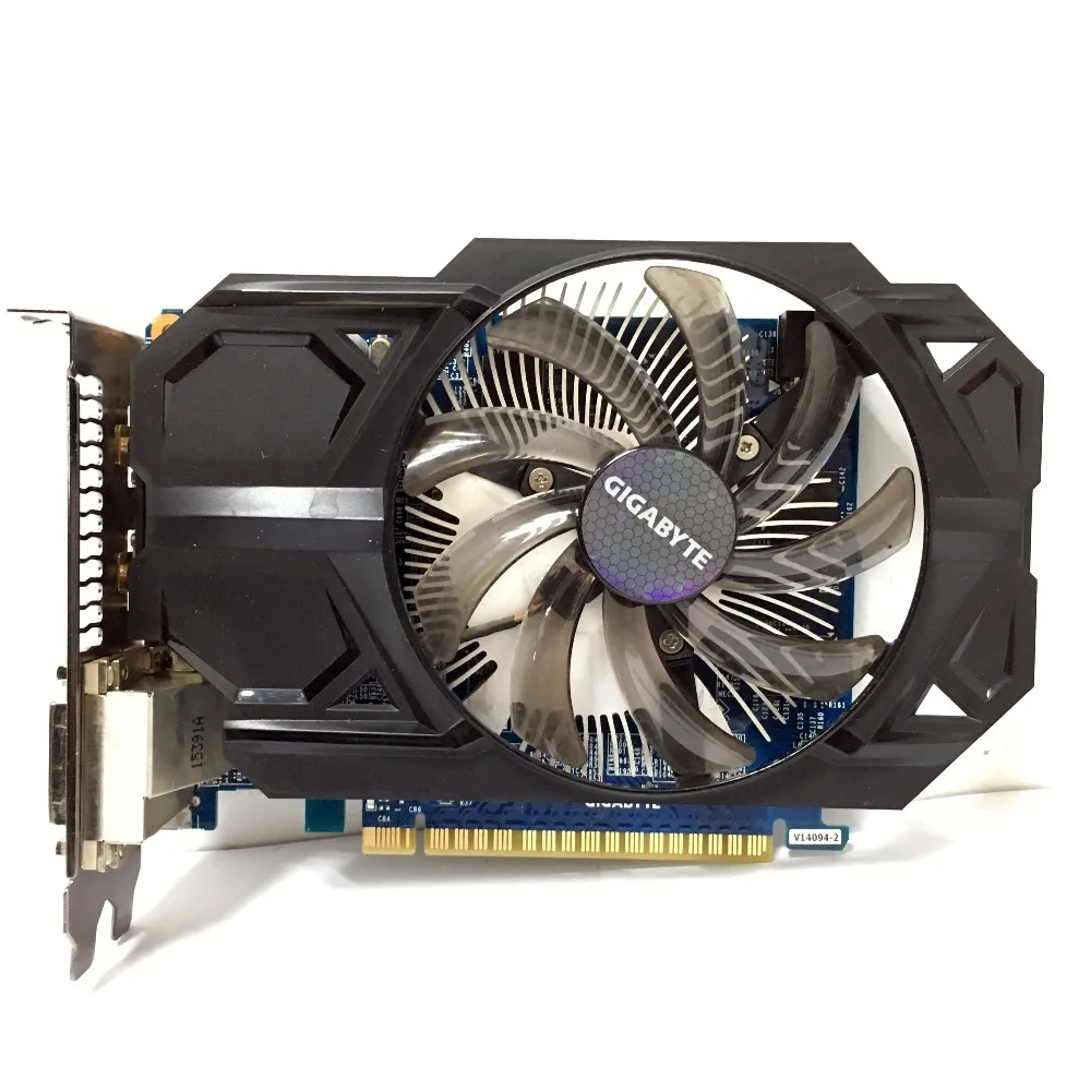 Gigabyte GV-n750TD5-2Gl GTX750TI GTX 750TI 2 ГБ 2 г D5 DDR5 128 бит ПК настольные видеокарты компьютерные видеокарты