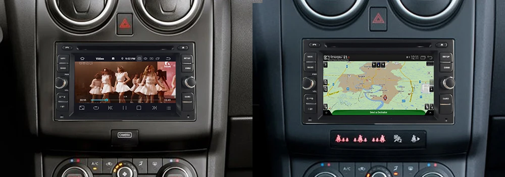 ZaiXi 4 ГБ android 9,0 автомобильный dvd-плеер для Nissan Qashqai 2006~ 2013 мультимедийная карта gps-навигации автомобильное радио Wi-Fi Bluetooth HD