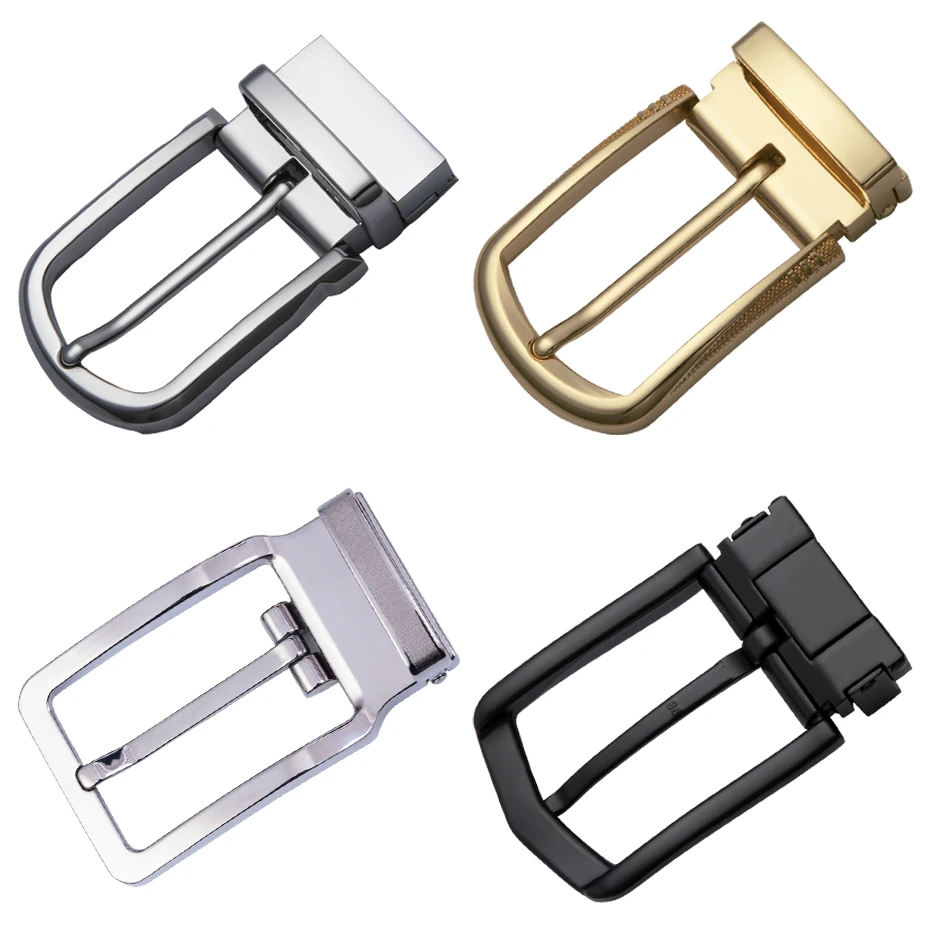 DiBanGu Pin Buckle Men Belt Genuine Leather Buckle free Adjustable Belt Buckles For Men New Fashional Dropshipping