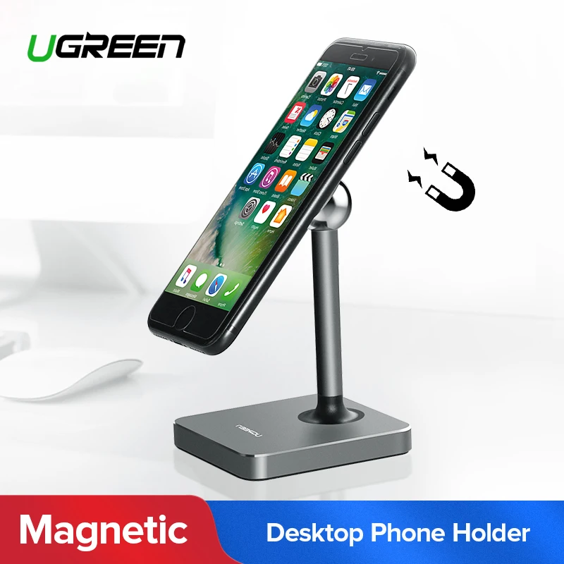 

Ugreen Magnetic Phone Holder For iPhone XS Max 7 Plus Magnet Cell Phone Desk Mount Holder for Samsung Mobile Phone Holder Stand