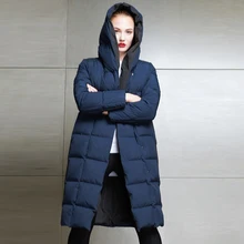 YNZZU European 2018 Winter Duck Down Jacket Women Elegant long Thick Warm with Hooded Female Snow Overcoat High Quality O685 цена YNZZU European 2018 Winter Duck Down Jacket Women Elegant long Thick Warm with Hooded Female Snow Overcoat High Quality O685 цены онлайн