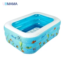 120 см детский надувной плавательный бассейн с рисунком подводного мира для новорожденных, высокое качество