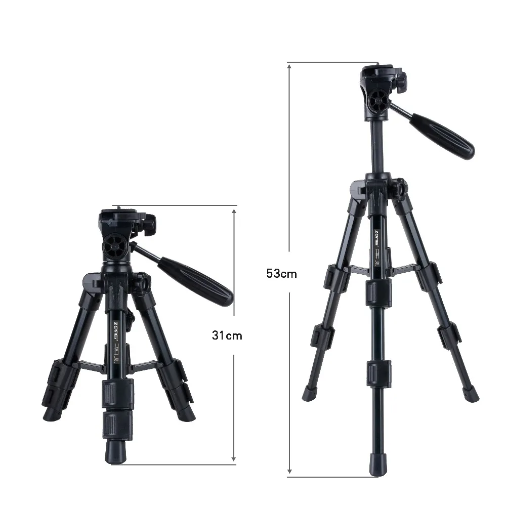 Легкий настольный мини-штатив Zomei Q100 CK30, Настольный Штатив для Canon, Nikon, DSLR, камеры и мобильного телефона Легкий настольный мини-штатив Zomei Q100 CK30, Настольный Штатив для Canon, Nikon, DSLR, камеры и мобильного телефона