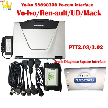 

Heavy Duty Vocom 88890300 Interface Truck Diagnose Vocom +CF52 for Vo-lvo/Ren-ault/UD/Mack Multi-languages Truck Diagnostic Tool