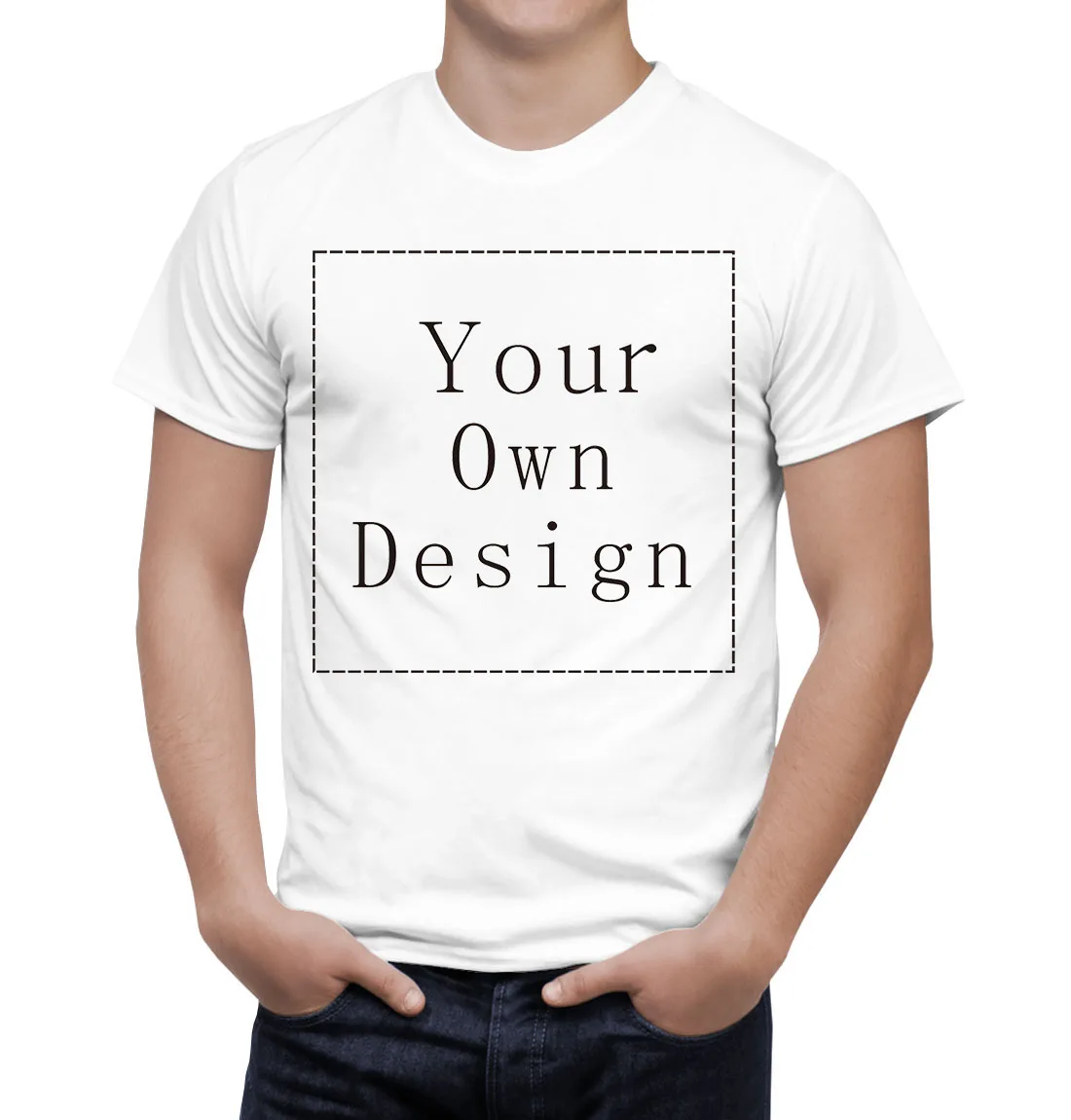 Customized Men's T shirt Print Your Own Design High Quality Fast ship ...