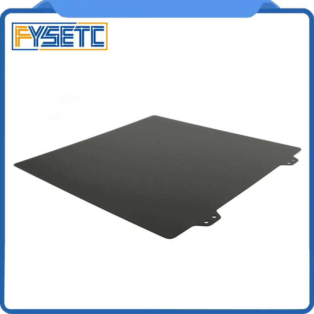 Beste 220 235 300mm MK52 Dubbelzijdig Geweven PEI Lente Staalplaat Gepoedercoat PEI Voor Prusa i3 MK3 MK3S Ender 3 Anet A8 Wanhao
