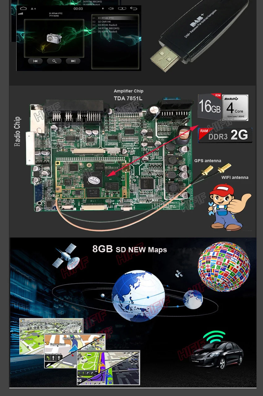 Sale 7"Capacitive Touch Screen VW Touareg Android 7.1 DVD GPS Player Wifi 3G GPS Bluetooth Radio RDS USB IPOD Steering wheel Control 13