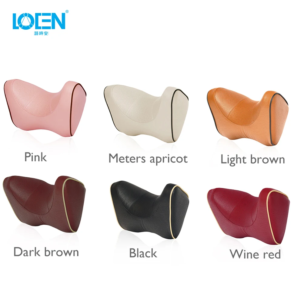 LOEN u-образный Автомобильный подголовник, подушка с защитой для шеи, с памятью, хлопковое автомобильное сиденье, принадлежности для автомобиля, защита шеи, шейный позвоночник, подушка