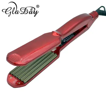

Professional Hair Iron For Waves Titanium Hair Crimper Crimping Waves For Deep Curly Hair Styling Tools Dual Voltage