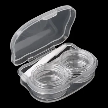 

Contact Lens Box Transparent Objectives Travel Portable Case Storage Container