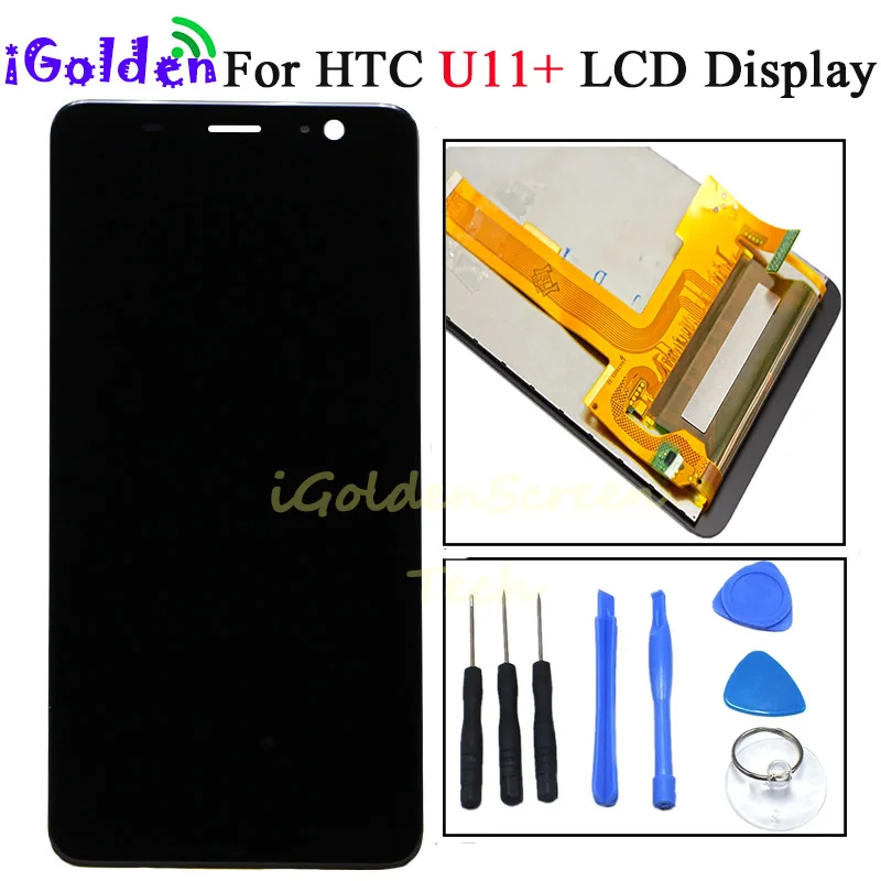 

6.0" For HTC U11 Plus 2Q4D200 LCD Display Touch Screen Digitizer Panel Assembly Replacement 2880x1440 For HTC U11 Plus LCD