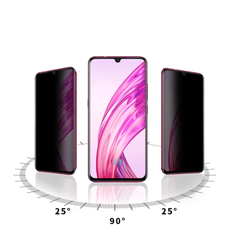 Оригинальное закаленное стекло для защиты экрана VIVO V11 Pro X23 V11Pro антишпионская